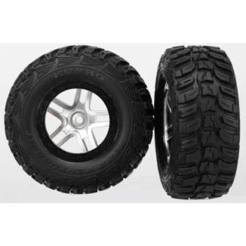Traxxas колело 2.2/3.0", джанта SCT Split-Spoke сатенено-черен, гуми Kumho (2)