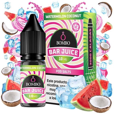 Bombo Bar Juice Watermelon Coconut Ice Nic Salts 10ml