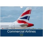 Calvendo Commercial Airlines (Wall Calendar 2026 DIN A4 landscape), CALVENDO 12 Month Wall Calendar | Calvendo, Craig Russell
