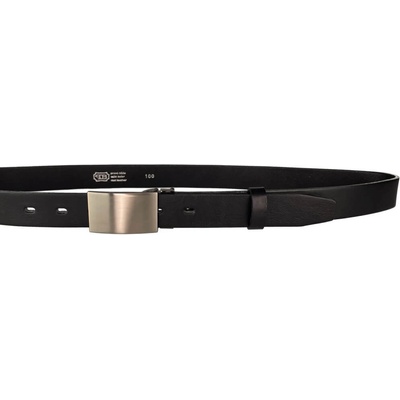 Penny Belts kožený opasek 30-100-3PS-60 černý