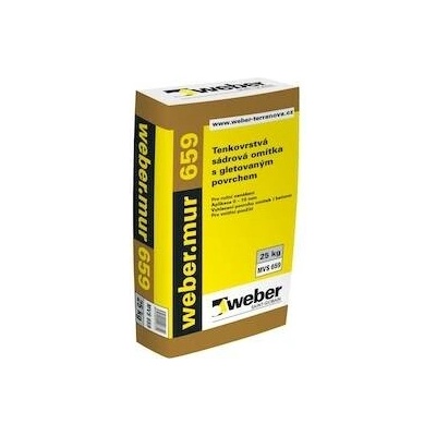 Weber weber.mur 659 sádrová omítka 25 kg - MVS 659 25