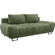 Windsor & Co Zelená rozkládací pohovka Cirrus 215 cm
