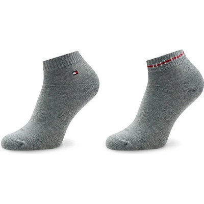 Tommy Hilfiger Комплект 2 чифта къси чорапи мъжки Tommy Hilfiger 701222187 Сив (701222187)