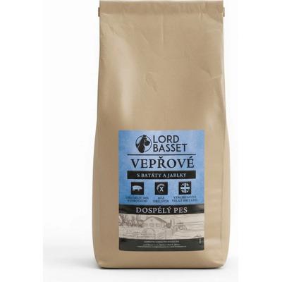 Lord Basset Monoprotein Bez obilovin Vepřové 12 kg