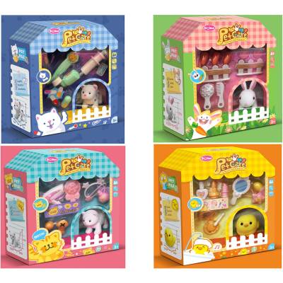 Armtoys ДЕТСКИ ИГРАЛЕН КОМПЛЕКТ С ЖИВОТИНЧЕ И АКСЕСОАРИ 4 ВИДА