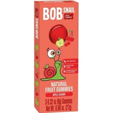 Eco Snack Bob Snail Gummies bez přidaného cukru jablko, třešeň 27 g