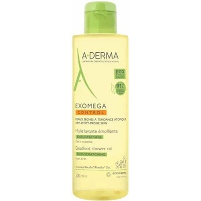 A-derma Zvláčňující sprchový olej pro suchou pokožku se sklonem k atopickému ekzému Exomega Control 200 ml