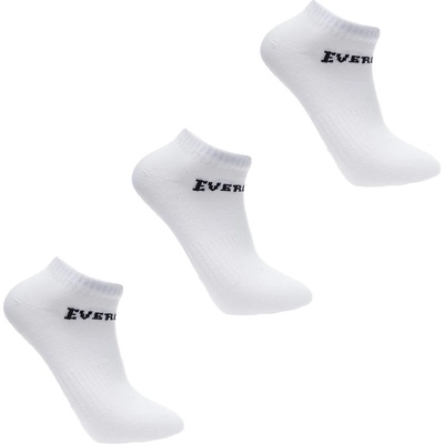 Everlast Юношески чорапи Everlast 3 Pack Trainer Socks Junior - White