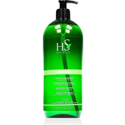 HS MILANO Rebalance Balancing Shampoo 1000 ml шампоан против мазен скалп унисекс