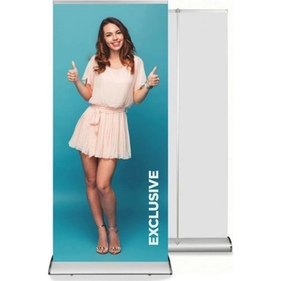 EXCLUSIVE Stříbrný Roll up banner 200x85 cm