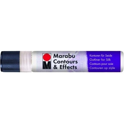 Marabu kontúra na hodváb a textil/strieborná 25ml