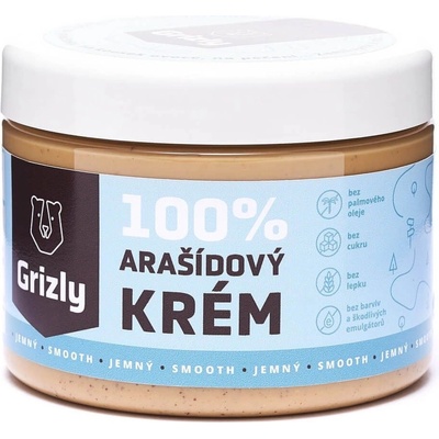 Grizly Arašídový krém jemný 500 g – Zboží Mobilmania