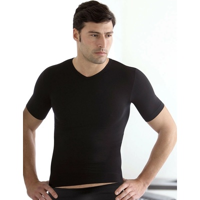 T-shirt V mezza manica Intimidea bílá