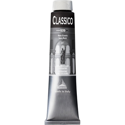 Maimeri Classico Маслена боя Ivory Black 200 ml 1 бр (M0324535)