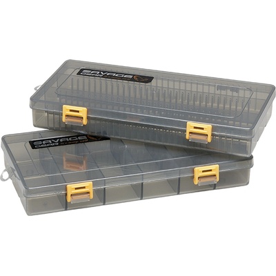 Savage Gear Krabička FLAT LURE BOX SMOKE KIT 23x11x3,5 cm 2ks