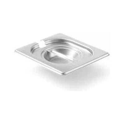 Pokrievka pre nádoby GN Kitchen Line s výrezom na naberačku, HENDI, Kitchen Line, GN 1/6, 176x162mm
