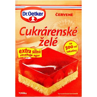 Dr. Oetker Cukrárenské želé červené 10 g