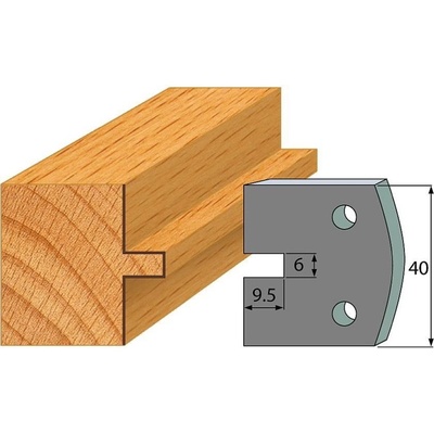 Flury Omezovač 40x4mm profil 017 F027-017