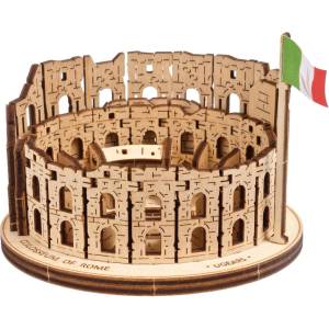 UGears Дървен 3D пъзел Ugears от 63 части - Колизеумът в Рим (U-70248 )