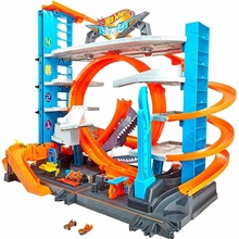 Hot Wheels city garáž se smyčkou