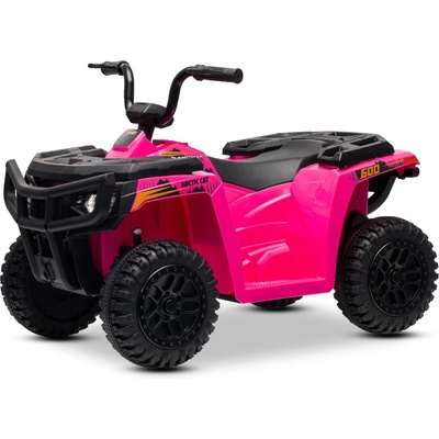 Arctic Cat 12V Детско Акумулаторно ATV, Розов, Литиева Батерия, LED Светлини, 2x25W Мотора (58963258)