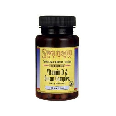 Swanson Витамин D Vitamin D & Boron / 60 Caps, 4655