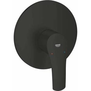 GROHE Eurosmart скрит смесител за душ, матово черен, без тяло за вграждане (194512433)