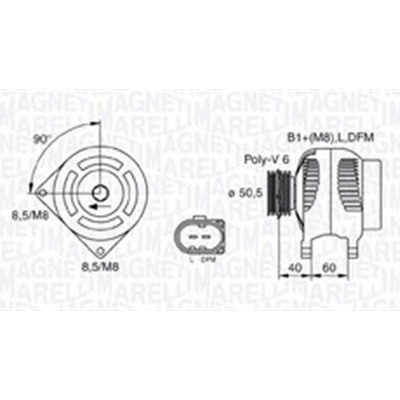 Generátor MAGNETI MARELLI 063731542010