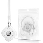  Силиконов кейс с връзка за Apple AirTag - ComT Silicone AirTag Strap Cover (бял)