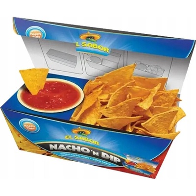 El Sabor Solené Nachos s dipem Salsa 175 g