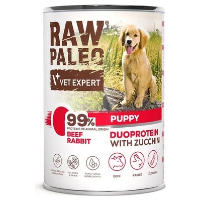 Raw paleo Duoprotein Beef & Rabbit Puppy 400 g