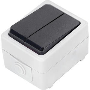 Aigostar - Двоен домашен ключ с 2 бутона, степен на защита IP54 (AI2734)