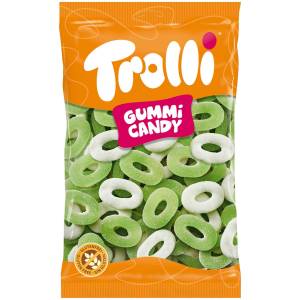 Trolli Пържени кисело-ябълкови кръгчета Trolli 1 кг
