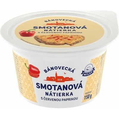 Milsy Bánovecká smotanová nátierka s červenou paprikou 150 g