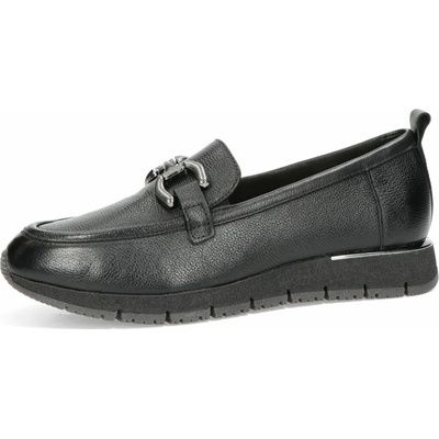 Tamaris dámské kožené polobotky černé