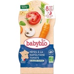 Babybio Био меню Babybio Лека нощ - Паста с домати, 8 м+, 2 х 200 g (3288131520865) - ozone