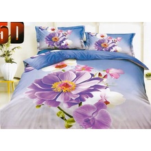 Beilai 7-dielne 3D obliečky orchidea Fialová 140x200 70x90 40x50