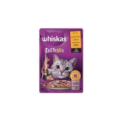 Whiskas Tasty Mix s jehněčím a krůtím ve šťávě 85 g