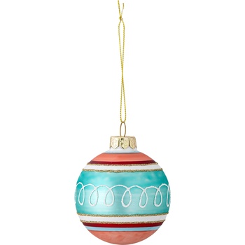 Bloomingville Коледна топка с котка, 7 см (82072341)