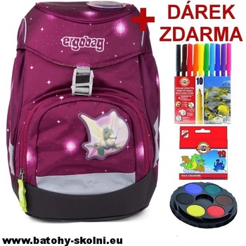 Ergobag batoh prime Galaxy fialová