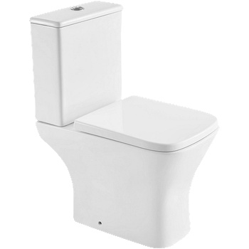 Inter Ceramic Моноблок 6179P TORNADO, Inter Ceramic, седалка и капак, порцелан, бял, 79.1х38.5х61см (6179P)