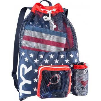 TYR big muммy mesh bag синьо