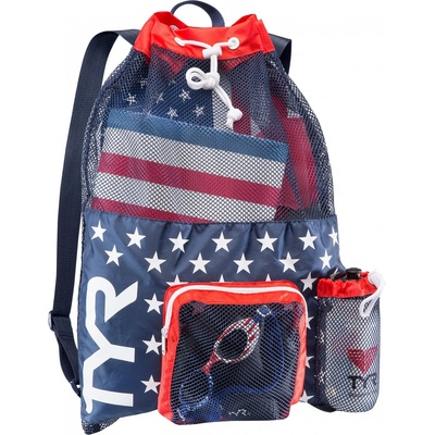TYR big muммy mesh bag синьо