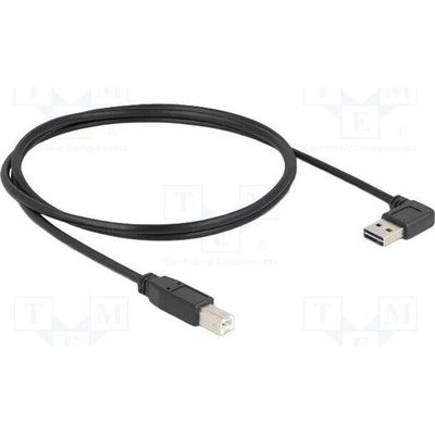 Delock 83374 USB 2.0 USB A oboustranný konektor 90° vlevo/vpravo 1m