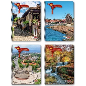 Image 1 of DEIS Тетрадка a4, 80 листа, офсет, със спирала