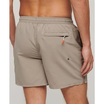 Superdry Бански гащета Superdry Sportswear Emb 15´´ swimming shorts - Beige (Deep Beige)