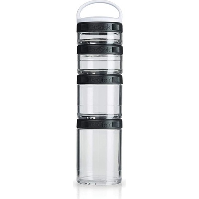 Zásobník BlenderBottle GoStak® Starter 4 Pak - černý/průhledný