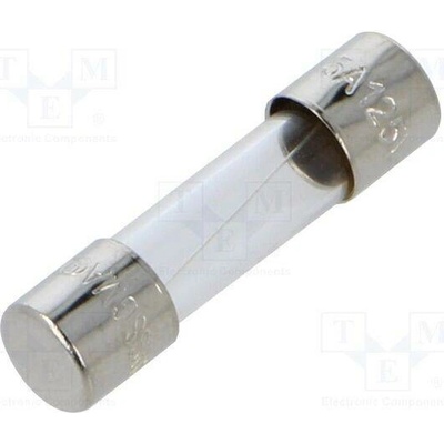 EATON/BUSSMANN BK-GDB-5A Pojistka: tavná; kulatý,sklěněná; 5A; 250VAC; rychlá; 5x20mm; mosaz
