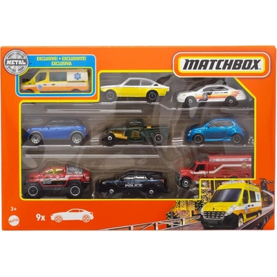 Matchbox angličáky 9ks HFL54