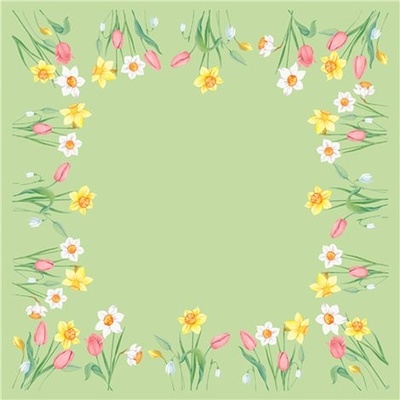 Dunicel Obrus ​​Spring Melody 20ks 84x84cm